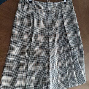 INC Plaid Goucho Pants size 16